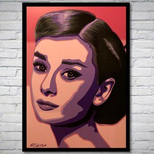Audrey Hepburn Painting